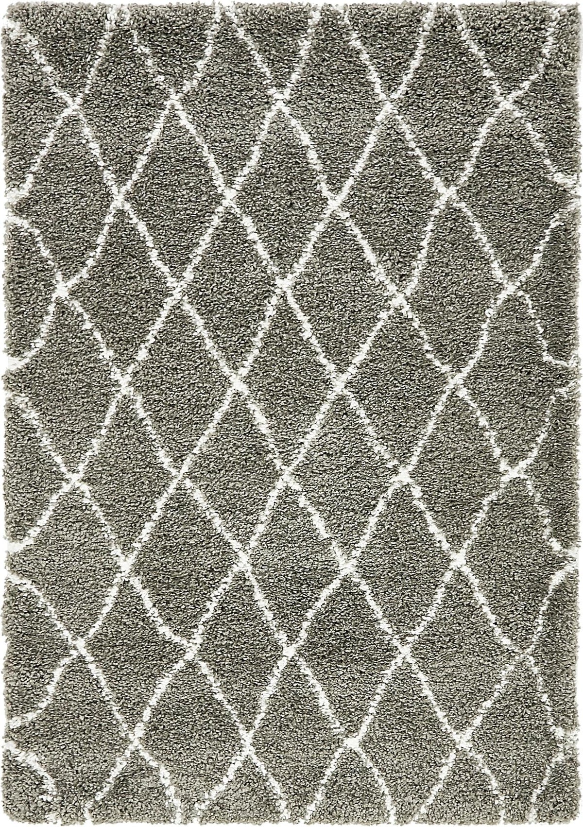 Casablanca Comfort Collection Area Rug -  Tangier Rectangle Gray  lifestyle 4