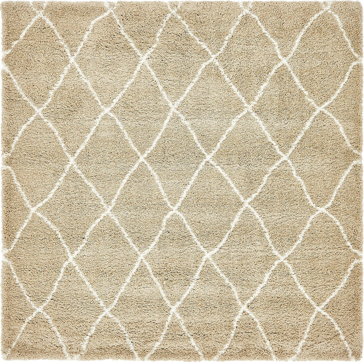 Casablanca Comfort Collection Area Rug -  Tangier Square Taupe  lifestyle 61