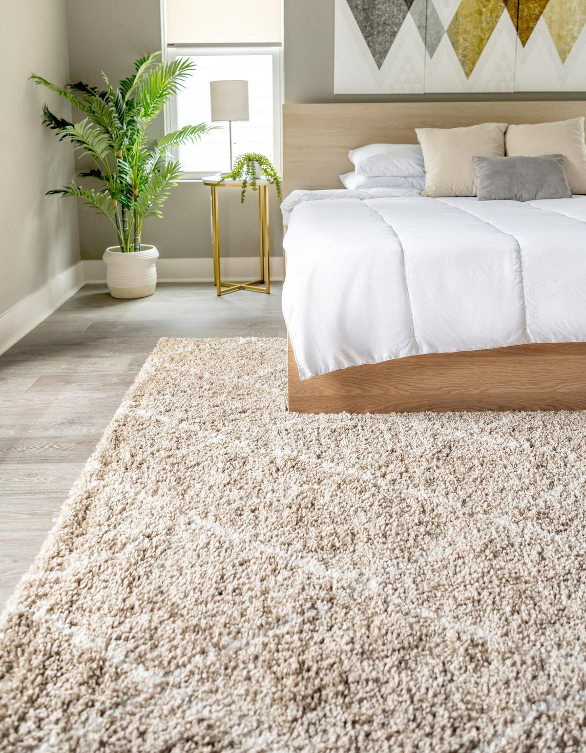 Casablanca Comfort Collection Area Rug -  Tangier Rectangle Taupe  lifestyle 21
