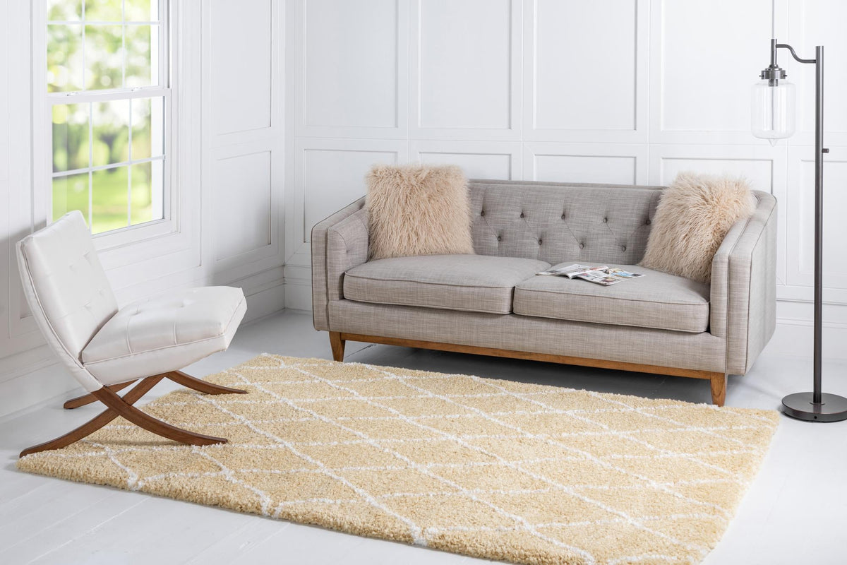Casablanca Comfort Collection Area Rug -  Tangier Rectangle Yellow  lifestyle 15