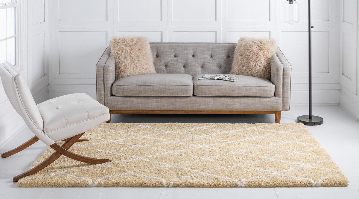 Casablanca Comfort Collection Area Rug -  Tangier Rectangle Yellow  lifestyle 22