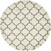 Casablanca Comfort Collection Area Rug -  Atlas Round Pure Ivory  lifestyle 61
