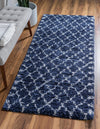 Casablanca Comfort Collection Area Rug -  Atlas Runner Navy Blue  lifestyle 73