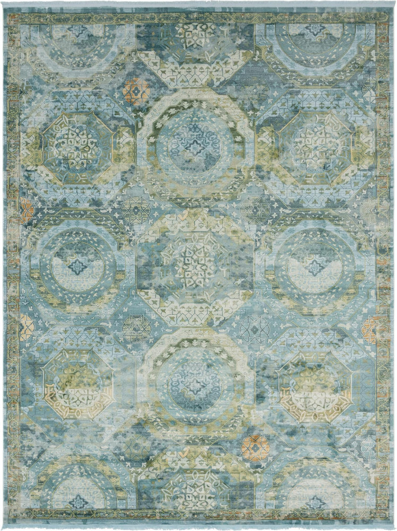 Caribbean Breeze Collection Area Rug -  Lucia Rectangle Light Blue  lifestyle 4