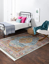 Caribbean Breeze Collection Area Rug -  Vieques Rectangle Light Blue  lifestyle 5