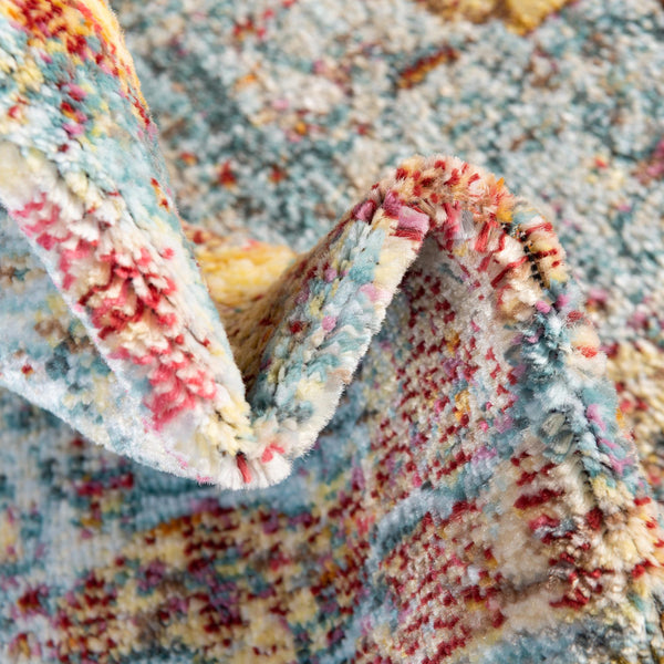Caribbean Breeze Collection Area Rug -  Vieques Rectangle Light Blue  lifestyle 14