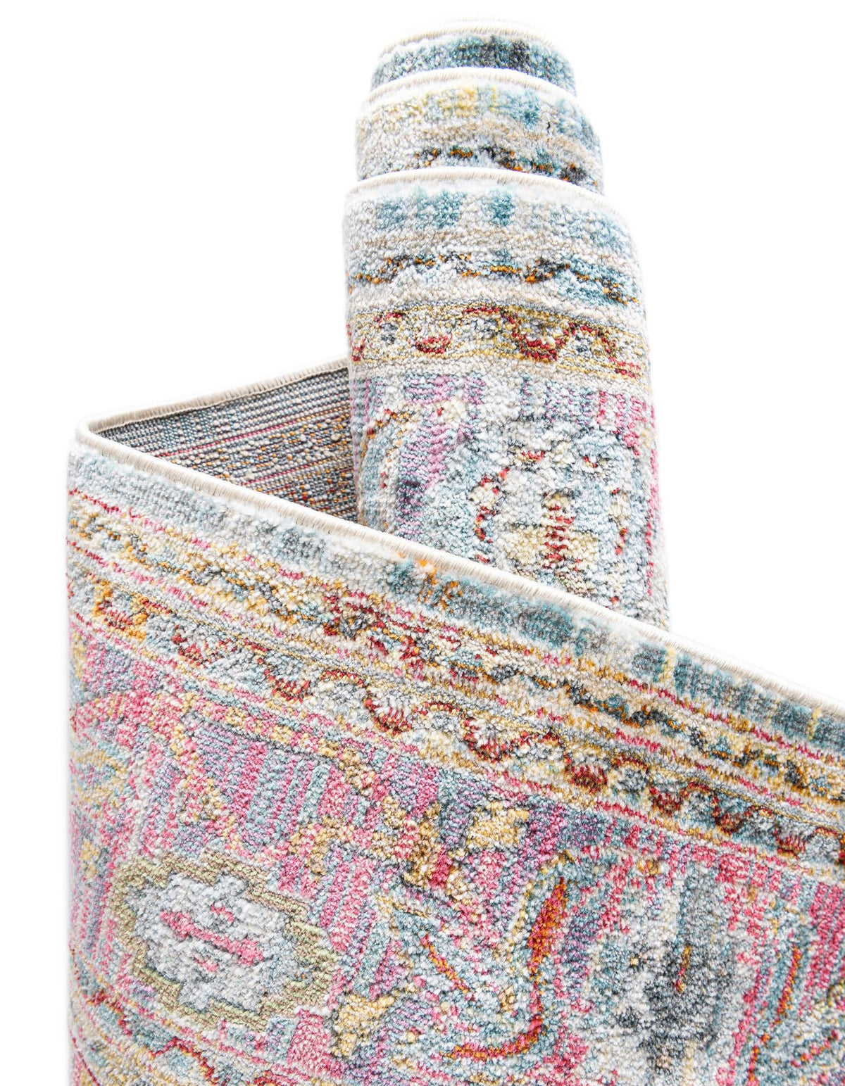 Caribbean Breeze Collection Area Rug -  Vieques Rectangle Light Blue  lifestyle 24