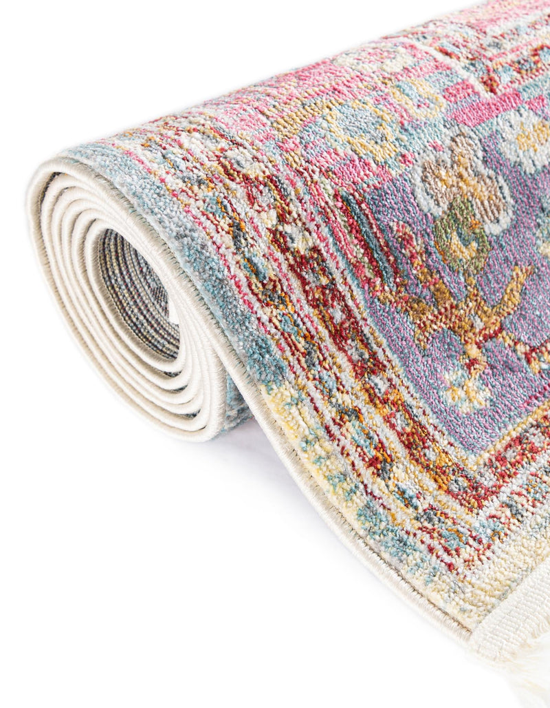 Caribbean Breeze Collection Area Rug -  Vieques Rectangle Light Blue  lifestyle 26
