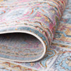 Caribbean Breeze Collection Area Rug -  Vieques Round Light Blue  lifestyle 69