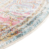 Caribbean Breeze Collection Area Rug -  Vieques Round Light Blue  lifestyle 72
