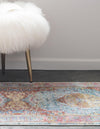 Caribbean Breeze Collection Area Rug -  Vieques Runner Light Blue  lifestyle 59