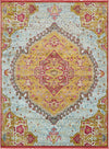Caribbean Breeze Collection Area Rug -  Zemi Rectangle Gold Main