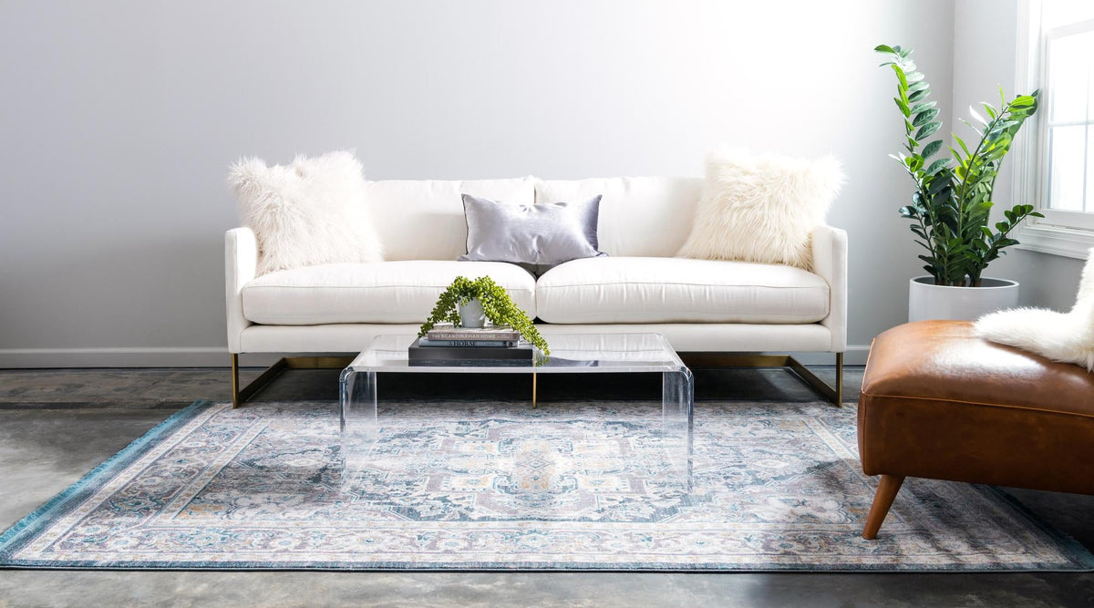 Caribbean Breeze Collection Area Rug -  Andros Rectangle Gray  lifestyle 8