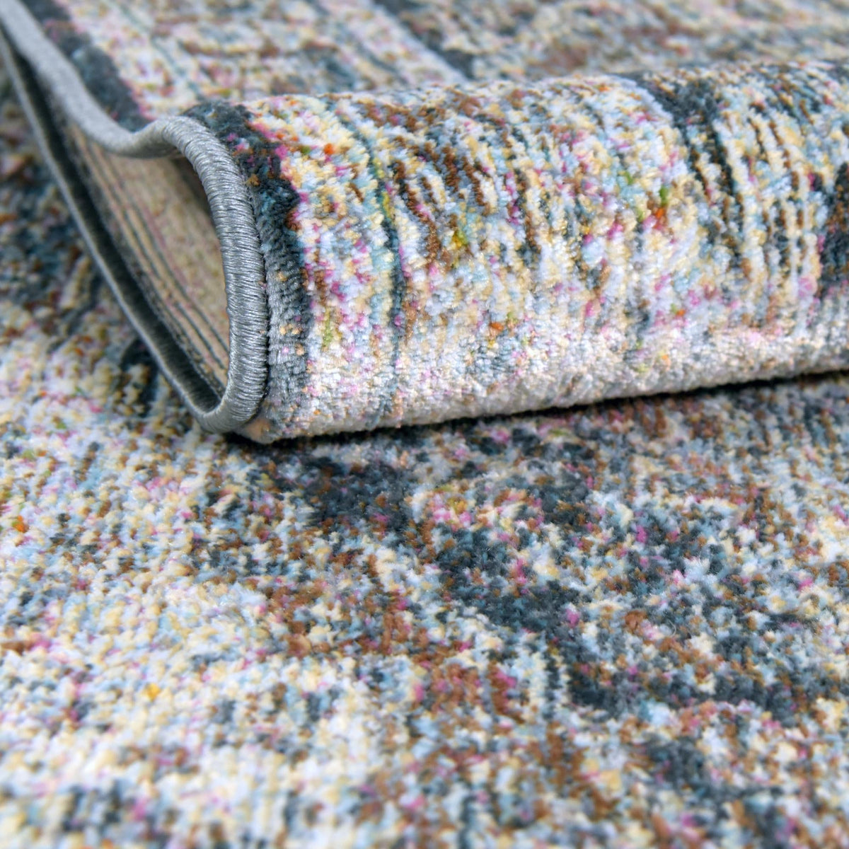 Caribbean Breeze Collection Area Rug -  Andros Rectangle Gray  lifestyle 12