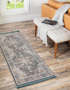 Caribbean Breeze Collection Area Rug -  Andros Runner Gray  lifestyle 44
