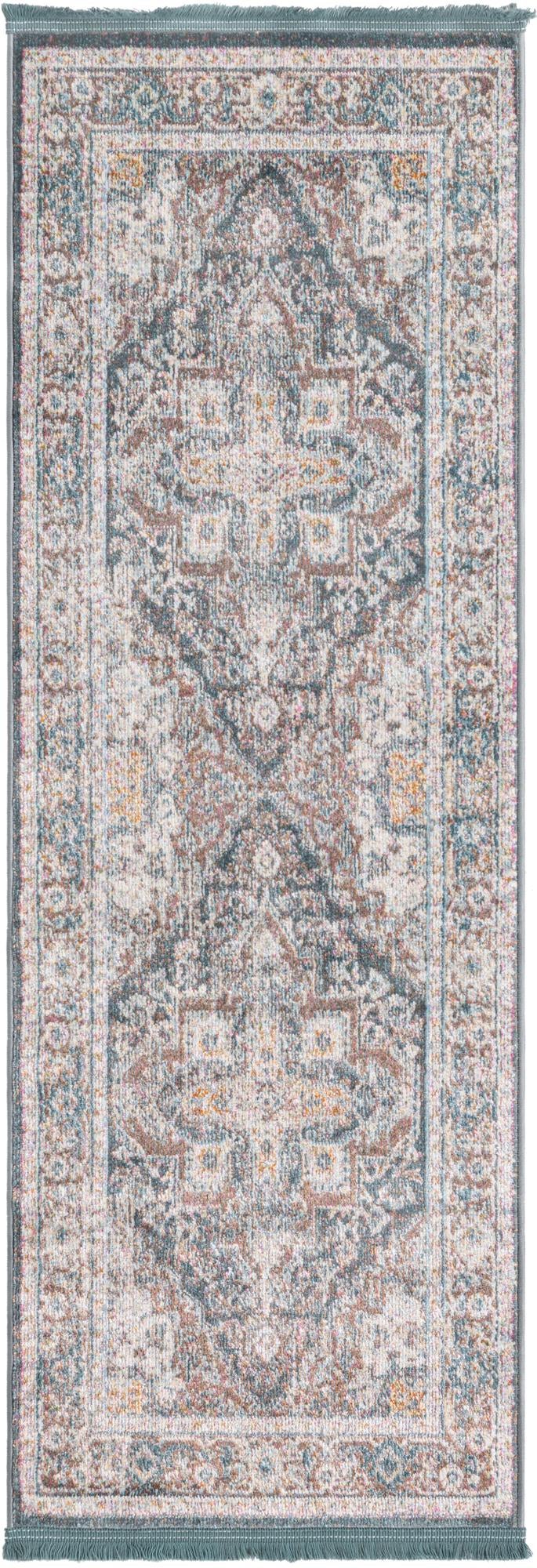 Caribbean Breeze Collection Area Rug -  Andros Runner Gray  lifestyle 32