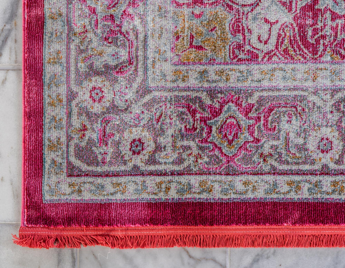 Caribbean Breeze Collection Area Rug -  Andros Rectangle Pink  lifestyle 21