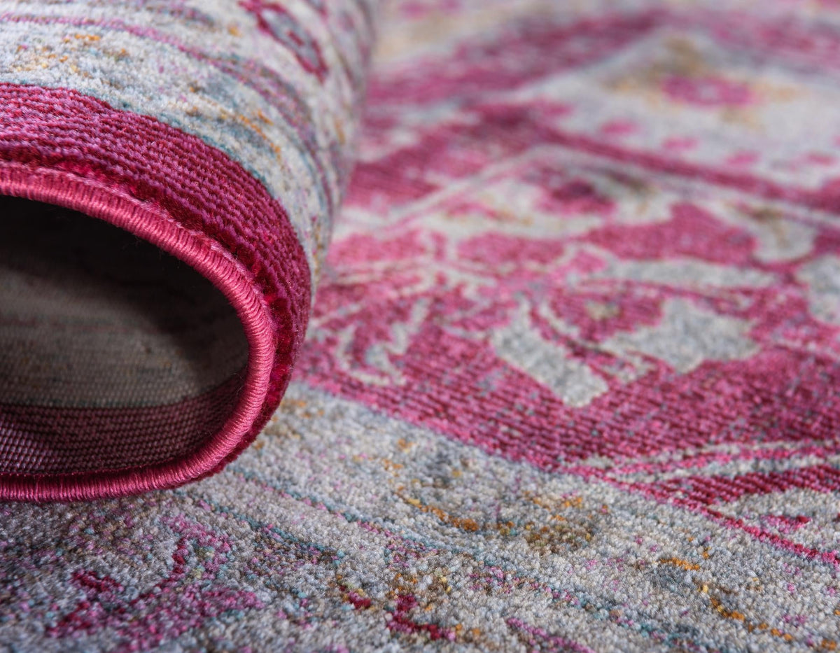 Caribbean Breeze Collection Area Rug -  Andros Round Pink  lifestyle 71