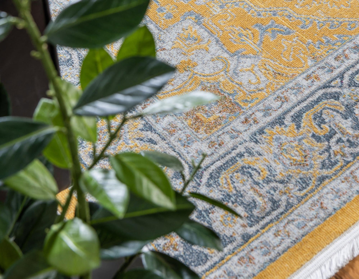 Caribbean Breeze Collection Area Rug -  Andros Rectangle Yellow  lifestyle 11