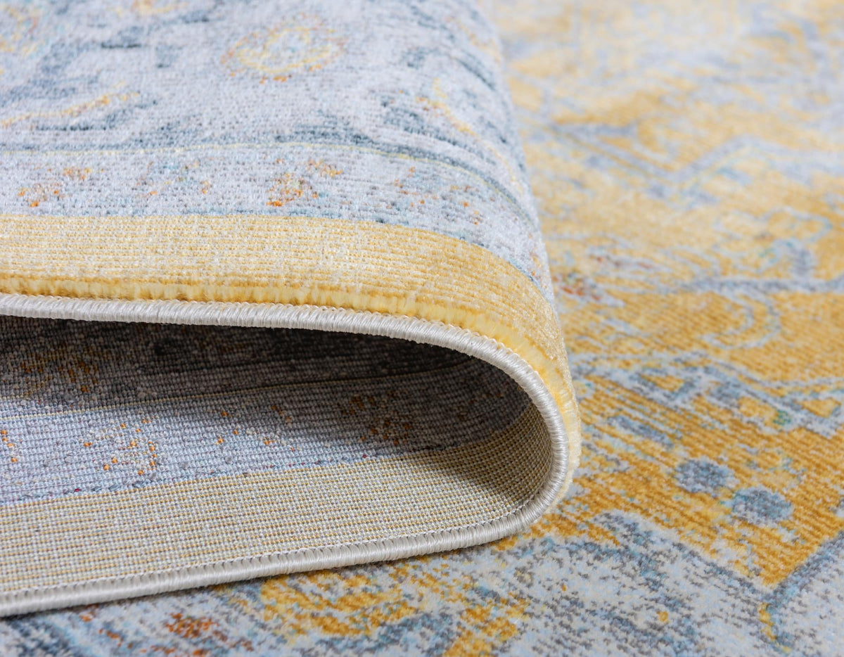 Caribbean Breeze Collection Area Rug -  Andros Rectangle Yellow  lifestyle 13