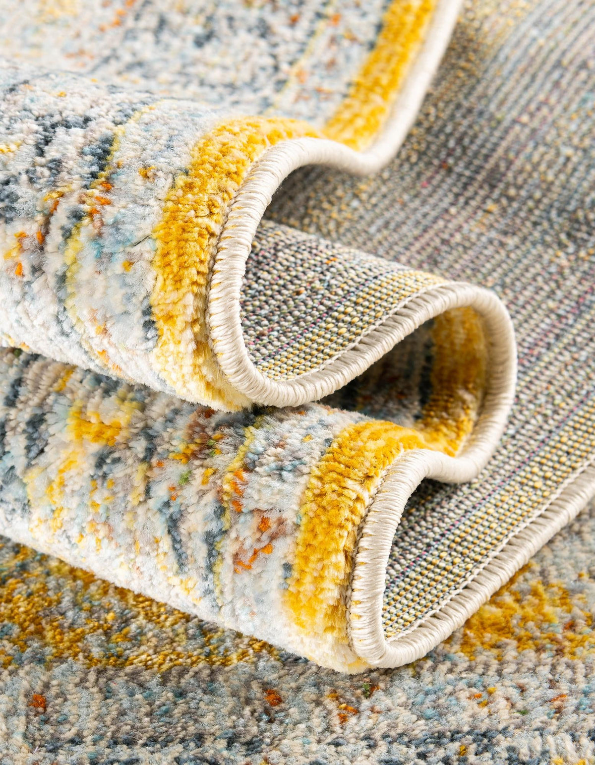 Caribbean Breeze Collection Area Rug -  Andros Rectangle Yellow  lifestyle 34
