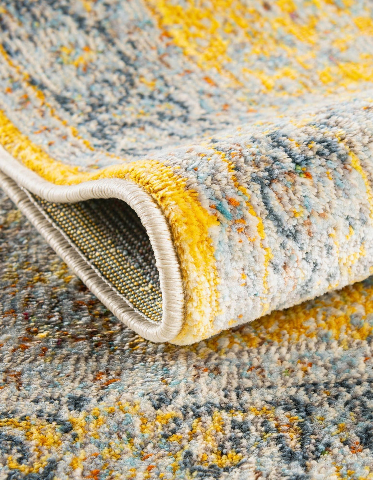 Caribbean Breeze Collection Area Rug -  Andros Runner Yellow  lifestyle 83
