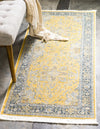 Caribbean Breeze Collection Area Rug -  Andros Runner Yellow  lifestyle 34