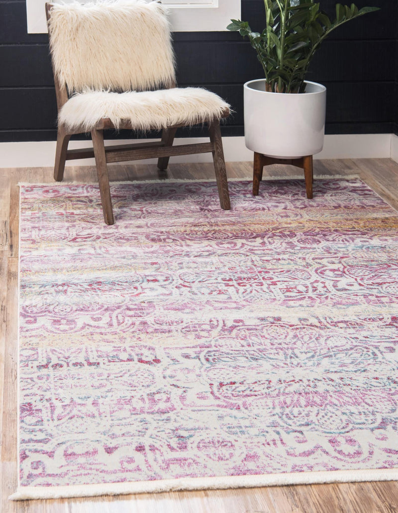 Caribbean Breeze Collection Area Rug -  Bimini Rectangle Pink  lifestyle 2