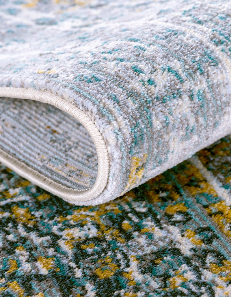 Caribbean Breeze Collection Area Rug -  Calypso Round Gray  lifestyle 20