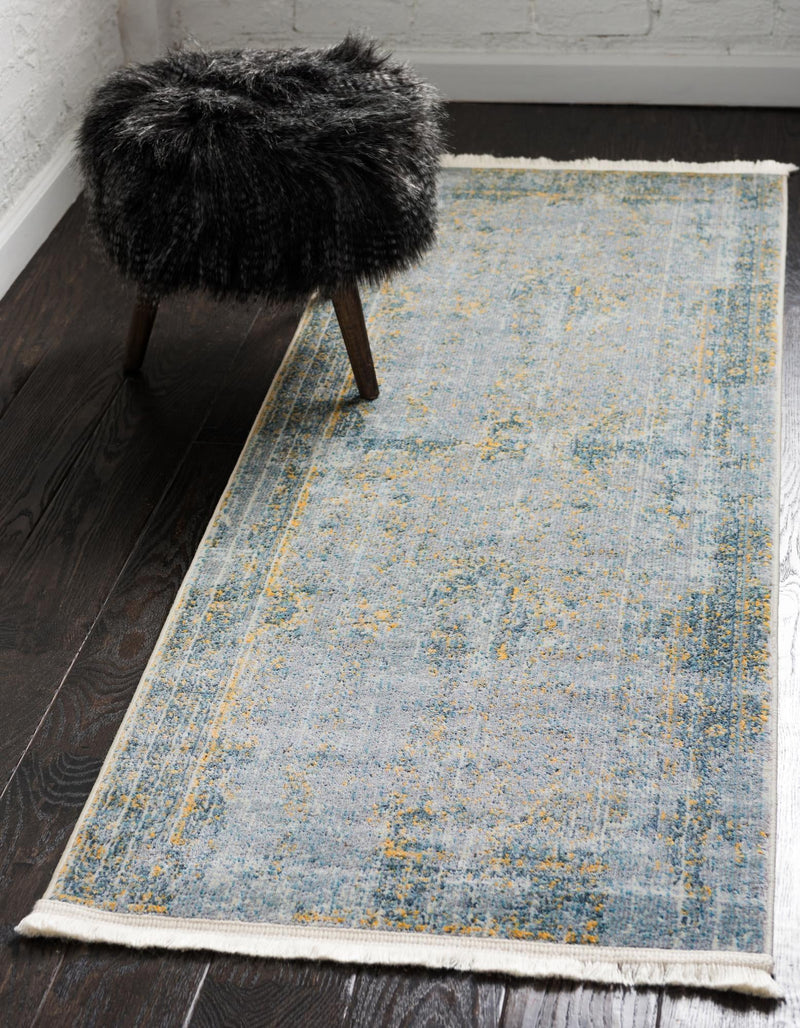 Caribbean Breeze Collection Area Rug -  Calypso Runner Gray  lifestyle 29