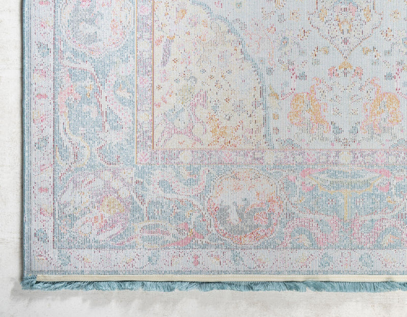 Caribbean Breeze Collection Area Rug -  Xcalak Rectangle Light Blue  lifestyle 15