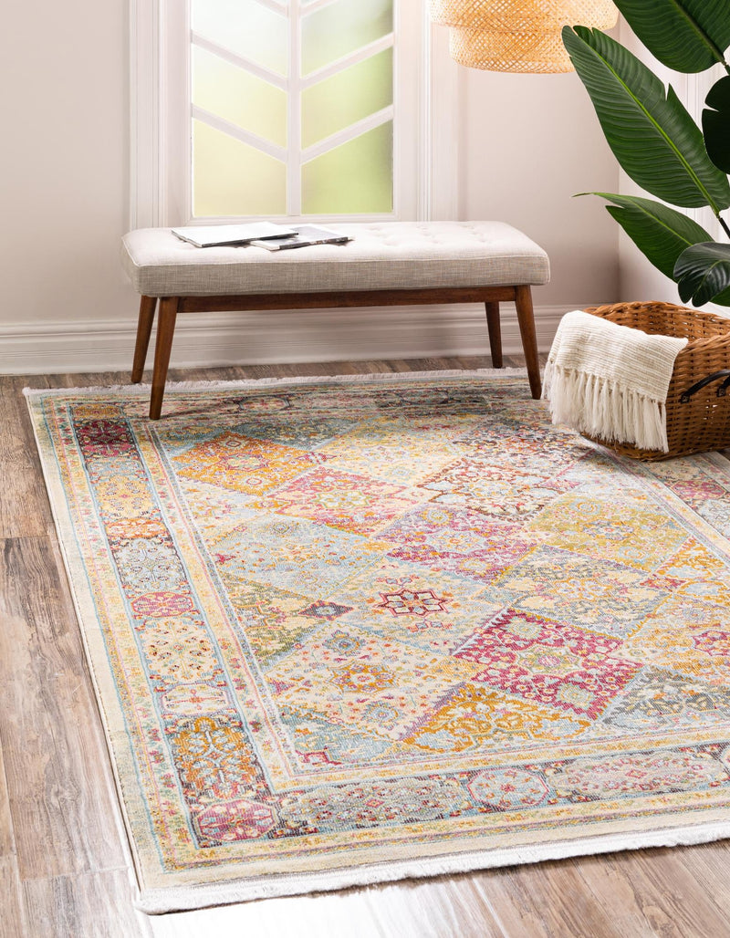 Caribbean Breeze Collection Area Rug -  Grenada Rectangle Multi  lifestyle 2