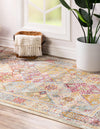Caribbean Breeze Collection Area Rug -  Grenada Rectangle Multi  lifestyle 3
