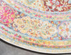 Caribbean Breeze Collection Area Rug -  Grenada Round Multi  lifestyle 30