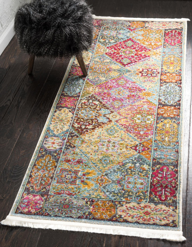 Caribbean Breeze Collection Area Rug -  Grenada Runner Multi  lifestyle 15