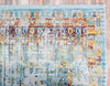 Caribbean Breeze Collection Area Rug -  Heliconia Rectangle Light Blue  lifestyle 5