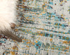 Caribbean Breeze Collection Area Rug -  Heliconia Rectangle Light Blue  lifestyle 6