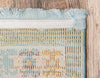 Caribbean Breeze Collection Area Rug -  Heliconia Runner Light Blue  lifestyle 28