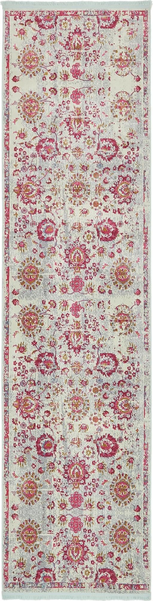 Caribbean Breeze Collection Area Rug -  Drake Runner Light Blue  lifestyle 12