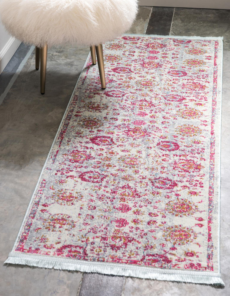 Caribbean Breeze Collection Area Rug -  Drake Runner Light Blue  lifestyle 14