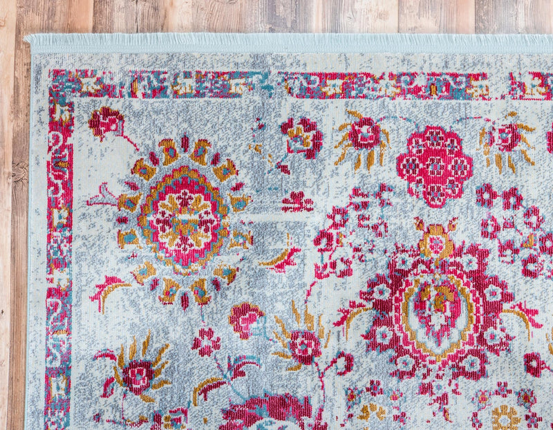 Caribbean Breeze Collection Area Rug -  Drake Runner Light Blue  lifestyle 20