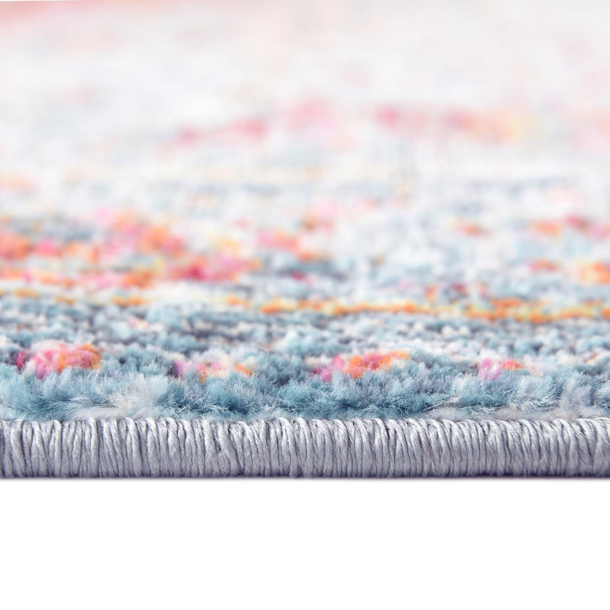 Caribbean Breeze Collection Area Rug -  Floriana Rectangle Light Blue  lifestyle 9