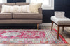 Caribbean Breeze Collection Area Rug -  Hibiscus Rectangle Pink  lifestyle 4