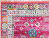 Caribbean Breeze Collection Area Rug -  Hibiscus Rectangle Pink  lifestyle 5