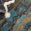 Caribbean Breeze Collection Area Rug -  Iguana Rectangle Blue  lifestyle 6