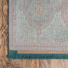 Caribbean Breeze Collection Area Rug -  Iguana Rectangle Blue  lifestyle 10