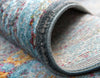 Caribbean Breeze Collection Area Rug -  Iguana Round Blue  lifestyle 20
