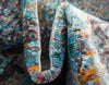 Caribbean Breeze Collection Area Rug -  Iguana Round Blue  lifestyle 22
