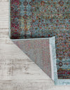Caribbean Breeze Collection Area Rug -  Juniper Rectangle Blue  lifestyle 6