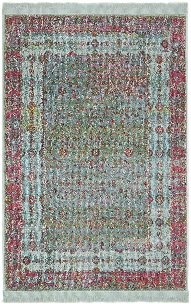 Caribbean Breeze Collection Area Rug -  Juniper Rectangle Blue  lifestyle 2